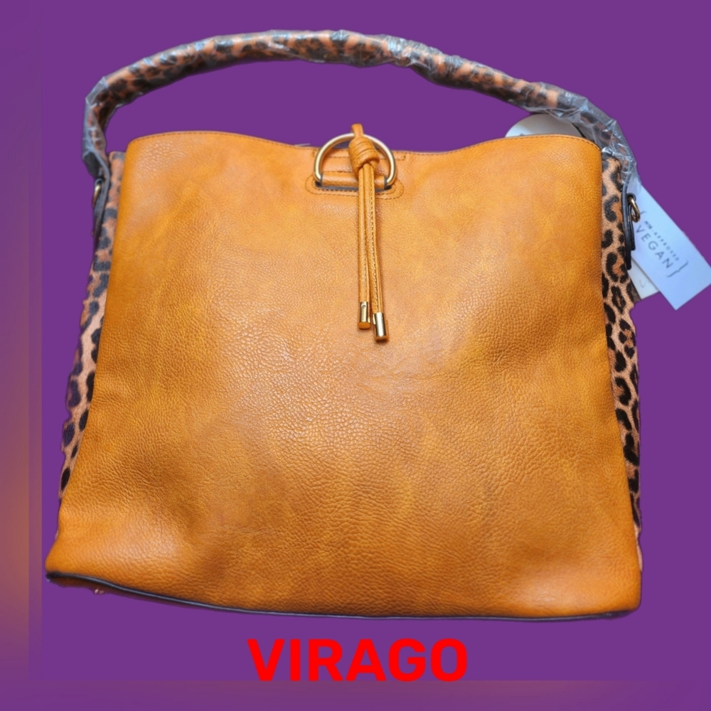 VIRAGO COLLECTION TOTE SHOULDER BAG WITH EXTRA POUCH NWT